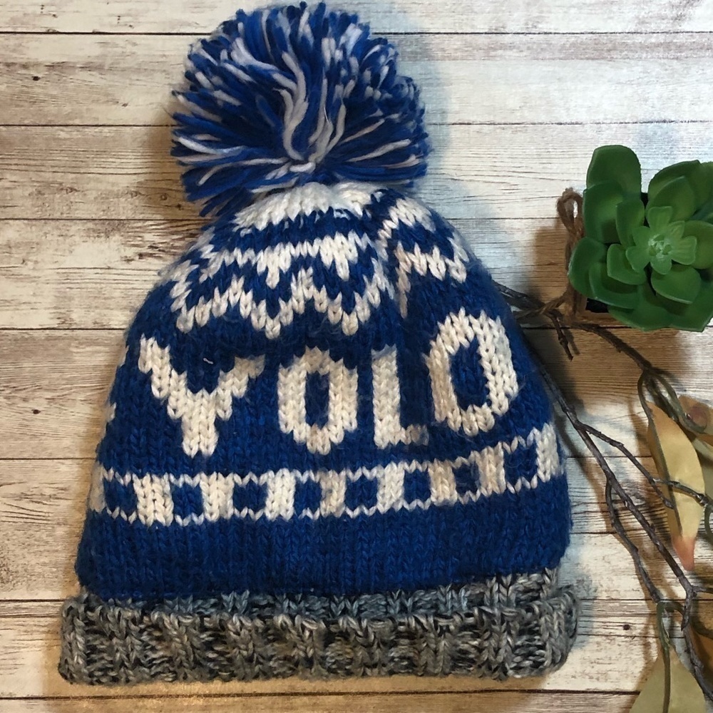 KIDS YOLO knit hat